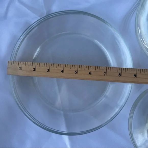 Vintage Clear Glass Plate Set of 11 by Duralex and Arcopal France - Picture 9 of 9